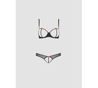 Ensemble 2 Pièces Ouvert Heidi Devil Collection Noir