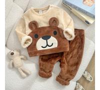 Ensemble 2 pièces pour bébé garçon et fille, Top pull-over à manches longues col rond motif dessin animé, pantalon long décontracté, tenue d'intérieur, Halloween, automne, école, Noël 6-9M,9-12M,12-18