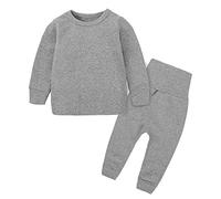 Ensemble 2 pièces pour Bébé Garçon Fille Haut à Manches Longues + Pantalon Vêtements de Sport Hip Hop Streetwear Sportif idéal pour école et Loisirs Ensemble Sweat à Capuche et Legging