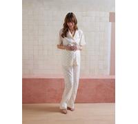 Ensemble 2 pièces pyjama Before and After personnalisable écru 36