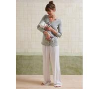 Ensemble 2 pièces pyjama personnalisable Before and After vert sauge 38