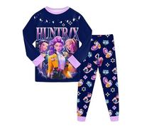 Ensemble 2 pièces Pyjama pour Garçons et Filles Kpop D-Demon Hunters Huntrix T-Shirt et Pantalon vêtements de Nuit avec pour Enfants Pyjamas pour Filles Ensemble Halloween Carnaval Fête 2-14 ans