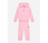 Ensemble 2 Pièces Sweat À Capuche Et Bas Rose 10/12A