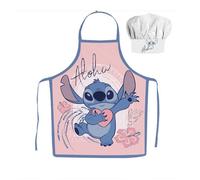 Ensemble 2 pièces tablier de cuisine enfant Lilo et Stitch Aloha Numéro d'article : JFK038499