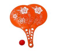 Ensemble 2 Raquettes de Plage + Balle - Coloris au Choix
