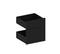 Ensemble 2 Tiroirs façade noire pour Modulo 80 cm ENO