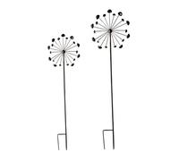 Ensemble 2 Tuteurs Fleurs Pistillus 31x110cm Rouille