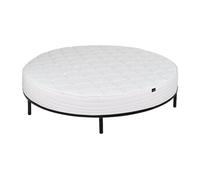 Ensemble 220 x 220 cm sommier + matelas rond ép.25cm - ROMA de YSMÉE