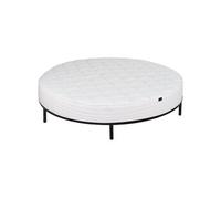 Ensemble 220 x 220 cm sommier + matelas rond ép.25cm - ROMA de YSMEE
