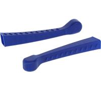 Ensemble: 2x Housse de levier 3D, Bleu, Optique sportive - pour Simson S50, KR51/1 Schwalbe, SR4-2
