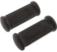 Ensemble: 2x Patin en caoutchouc pour repose-pieds, noir, rond - pour DKW RT