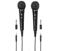 Ensemble 2x Thomson Microphone Dynamique Câblé 3M Câble Fête DJ Mix Karaoké