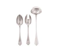 Ensemble 3 Couverts de Service Sambonet Filet Toiras Maillechort Argenté 52356L80
