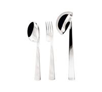 Ensemble 3 Couverts de Service Sambonet Gio Ponti Conca Acier argenté 52738-80 Plaqué Argent