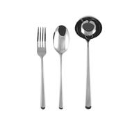 Ensemble 3 Couverts de Service Sambonet Linear Acier argenté 52713-80 Plaqué Argent