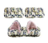 Ensemble 3 en 1 de bandeau et de lavage de poignet en peluche pour femme et fille, bandeau de maquillage pour les oreilles de chat, accessoire de lavage du visage