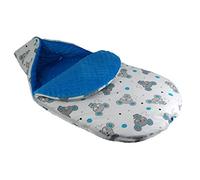 Ensemble 3 housses de poussette bébé matelassées incluant couvre-jambes, chauffe-mains et coussin de landau