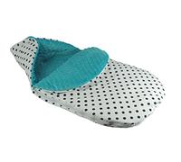 Ensemble 3 housses de poussette bébé matelassées incluant couvre-jambes, chauffe-mains et coussin de landau