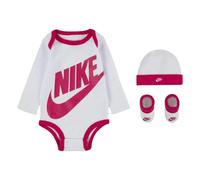 Ensemble 3 piÃšces bÃ©bÃ© fille Nike Futura Logo Blanc 0/6 mois