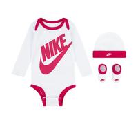 Ensemble 3 piÃšces bÃ©bÃ© fille Nike Futura Logo Blanc 6/12 mois