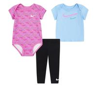 Ensemble 3 piÃšces bÃ©bÃ© fille Nike Swoosh Logo Noir 18 mois