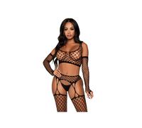 Ensemble 3 Pièces 89301 Résille Noir