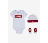 Levi's Kids Lhn Batwing Onesie Hat Bootie Bébé White 0-6 Mois