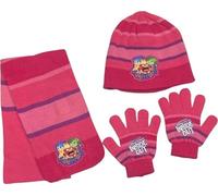 Ensemble 3 Pieces Bonnet, Echarpe et Gants - Vice Versa (Vice Versa -fuchsia)