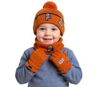 Ensemble 3 Pièces Bonnets + écharpe double polaire + gants - Naruto