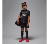 Ensemble 3 pièces de foot Jordan Replica Paris Saint-Germain 2025/26 Stadium 4e tenue pour enfant Off Noir/Noir/Pearl Pink M