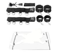 Ensemble 3 pièces Multifonctionnel pour Yoga et Exercices physiques, Noir
