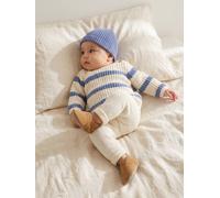 VERTBAUDET Ensemble 3 Pièces Naissance Garçon Manches Longues bleu 1M(54CM)