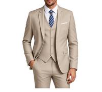 Ensemble 3 pièces pour Homme, ajusté, Costume de Mariage, Parrain de Mariage, Costume de Remise de diplôme, Smoking, Affaires, Formel, décontracté, Costume de marié, Veste, Pantalon