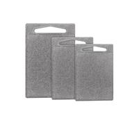 Ensemble 3 planches à découper aspect granit gris C-SB4012K-GRY