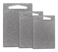 Ensemble 3 planches à découper aspect granit gris Classbach C-SB4012K-GRY Gris G