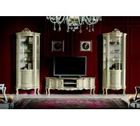 Ensemble 3pcs rtv avec 2x vitrine Design Meubles italiens de luxe style baroque
