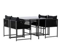 Venture Home - Ensemble 4 chaises et table de jardin Noto G
