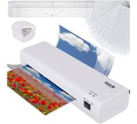 Ensemble 4 en 1 plastifieuse 500w a4 pour plastifier blanc