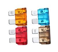 Ensemble 4 pièces fusibles de voiture fusibles automatiques accessoires de voiture fusible et porte-fusible noir moyen avec porte-fusible de voiture de ligne Câblage de protection