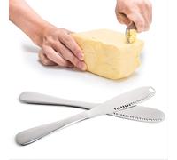 Ensemble 4 tartineurs à fromage en acier inoxydable Vendos85