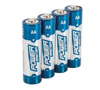 Ensemble : 4x Piles alcalines AA Power Master, 1,5Volt