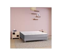 Ensemble matelas sommier 90 x 190 SIMMONS Hauteur 23 cm - Ressorts ensachés Sensoft - Fabriqué en France - SW1