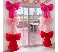Ensemble 6 Bowknots Géants pour pe pour mousse pour fête Ensemble | DIY complet, 6 nœuds géants, montage rapide, pour idéal murs et , ambiance festive garantie
