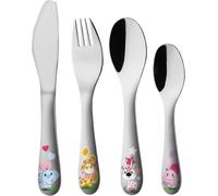 Ensemble 6 Pièces De Repas/De Cadeau De Coutellerie En Acier Inoxydable Pour Enfants ¿ 1 X Bol, 1 X Plat, 1 X Fourchette, 1 X Couteau, 1 X Grande Cuillère,1 X Petite Cuillère, Ecrin Luxe
