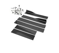 Ensemble 6Jupes Latérales Universelles 2m/2,2m Extensions Bas Caisse Séparateurs Lèvre Pare-Chocs Aileron Jupe Latérale Rouge Carbone Noir Voiture Jupes Latérales(Carbon Fiber 2m)