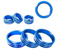 Ensemble 7 Caches Boutons Aluminium pour Toyota GR86 Ensemble | pour brz 2021-2025, Housses Commandes Climatisation Audio Rétroviseur Démarreur, Accessoires pour intérieur Sport