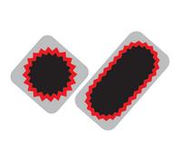 Rema Tip Top autocollants pour pneus Tube Patch caoutchouc noir 7-pièces noir