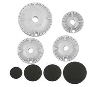 Ensemble 8 Chapeaux Cuisinière à Gaz pour Four, Plaque Cuisson à Gaz, Couronne Brûleur, Capuchon Flamme, Kit Remplacement,