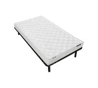 Ensemble cadre à lattes + matelas mousse ZEUS de DREAMEA - 15cm épaisseur - 90 x 200 cm
