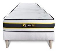 Ensemble 90x190 matelas FLEXY + sommier kit blanc G